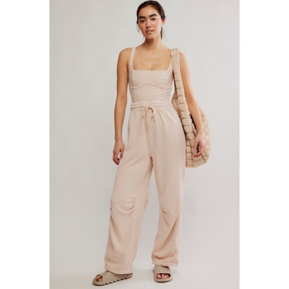 NWT Free People Movement x Inbound Onesie “Cashmere” M - Picture 1 of 6
